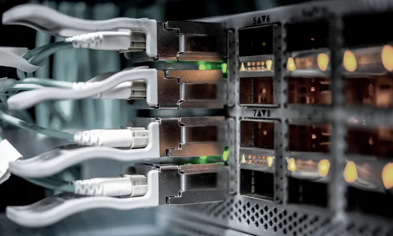 Ethernet cables to server